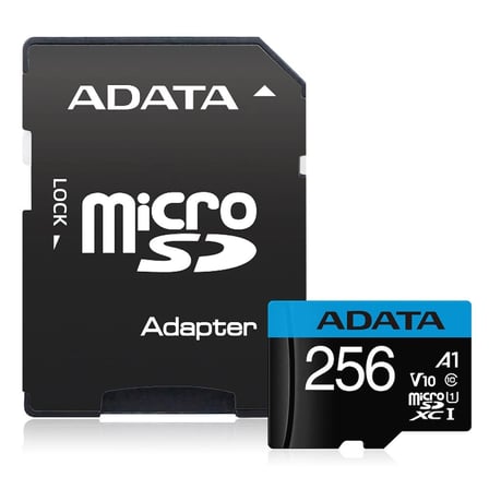 Adata 256GB Premier microSDXC Card with Adapter UHS-I Class10 V10 Hafıza Kartı (KDO)