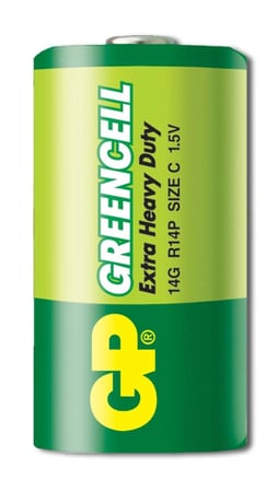 GP Greencel R14 Orta Boy Çinko Pil 24'lü Paket GP14G-2S2 (KDO)