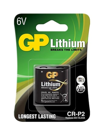 GP CRP2 6V Lityum Fotoğraf Makinesi Pili (KDO)