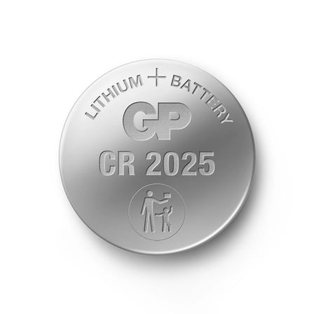 Gp CR2025-C5 3V Lityum Düğme Pil 5'li Paket (KDO)