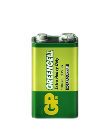 GP Greencel 9V Çinko Pil 10'lu Paket GP1604G-S1 (KDO)