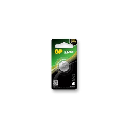 Gp CR2025-U1 3V Lityum Düğme Pil Tekli Paket (KDO)