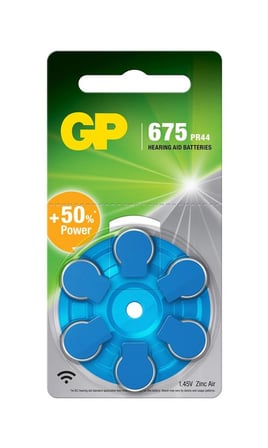 GP ZA675 1.4V Düğme Kulaklık Pili  6'lı Paket (KDO)