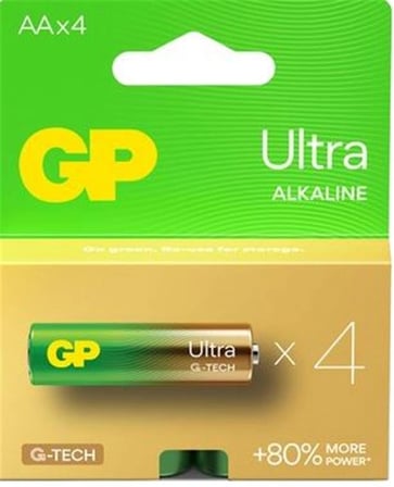 GP G-Tech LR6 AA Boy Ultra Alkalin Kalem Pil 4'lü Paket GP15AU-U4 (KDO)