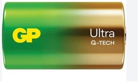 GP G-Tech LR20 Büyük Boy Ultra Alkalin Pil 2'li Paket GP13AU-U2 D Boy (KDO)