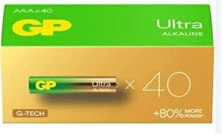 GP G-Tech LR03 AAA Boy Ultra Alkalin İnce Kalem Pil 40'lı Paket GP24AUT-2B40 (KDO)