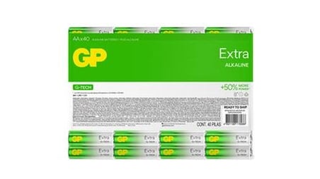 Gp R6 AA Boy Extra Alkalin Kalem Pil 40lı Paket GP15AXETA21-2ECSWC40 (KDO)
