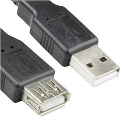 Vcom CU202-B-1.8 Siyah 1.8MT Usb 2.0 Uzatma Kablosu (KDO)
