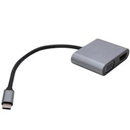 Vcom CU4512 Type-C To Hdmi+Vga+Usb2.0+ Type-C Çevirici (KDO)