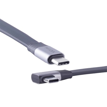 Vcom CU582RA-2.0 Type-C USB4 V2 90 Derece Düz 2.0m Şarj Kablosu (KDO)