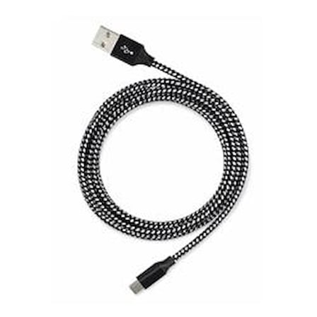 Vcom CU250 Type-C to USB 3m 15W (5V-3A) Örgülü Şarj Kablosu (KDO)