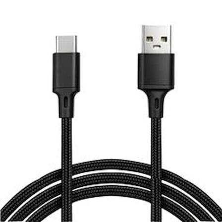 Vcom CU252 Type-C to USB 3m 15W (5V-3A) Örgülü Şarj Kablosu (KDO)