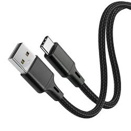 Vcom CU252 Type-C to USB 3m 15W (5V-3A) Örgülü Şarj Kablosu (KDO)