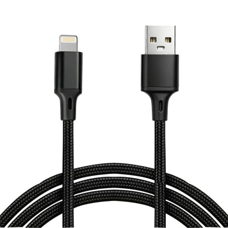 Vcom CU253 Lightning to USB 3m 10W (5V-2A) Örgülü Şarj Kablosu (KDO)