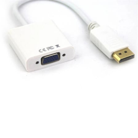 Vcom CG603-0.15 Beyaz Display Port Erkek To Vga Dişi Dönüştürücü (KDO)