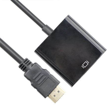 Vcom CG591-B-0.15 Siyah Hdmi Erkek To Vga Dişi Dönüştürücü (KDO)
