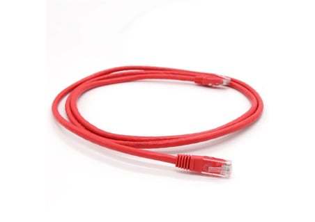 Vcom NP611B-R-5.0 Cat6 5.0MT Kırmızı Utp Patch Kablo (KDO)