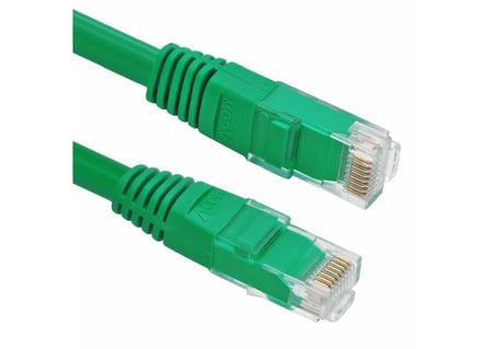 Vcom NP611B-N-2.0 Cat6 2.0MT Yeşil Utp Patch Kablo (KDO)