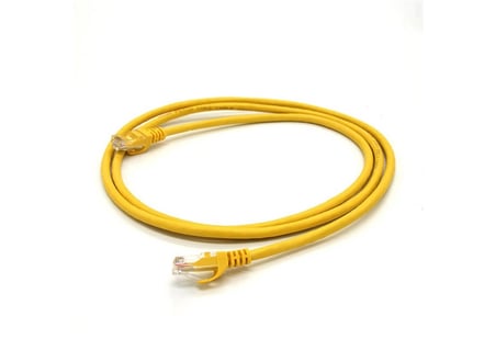 Vcom NP611B-Y-2.0 Cat6 2.0MT Sarı Utp Patch Kablo (KDO)