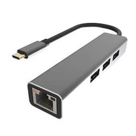 Vcom DH311A Type-C To USB3.0-3+RJ45 Çoklayıcı (KDO)