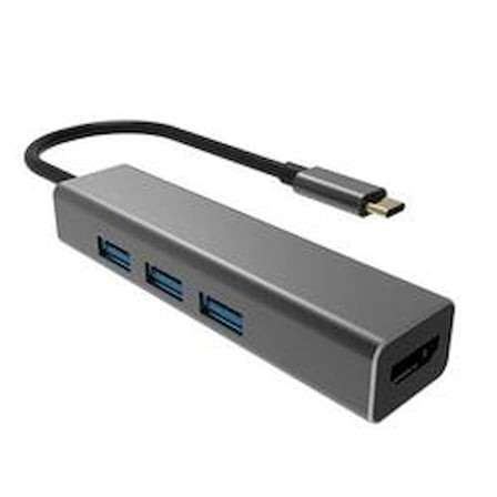 Vcom DH318 Type-C To Usb 3.0-3 Hdmi Çevirici (KDO)