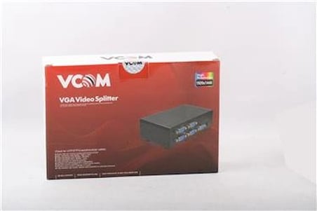 Vcom DD138 1-8 Port 350MHZ Metal Vga Splitter (KDO)
