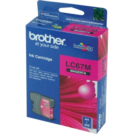 Brother LC-67M Magenta Kırmızı 325 Sayfa Kartuş DCP-185-385 MFC-490-615-790-795-990-5490-5890-6490-6 (KDO)