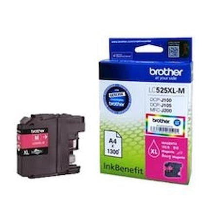 Brother LC535XLM Magenta Kırmızı 1.300 Sayfa Kartuş DCP-J105 MFC-J200 (KDO)