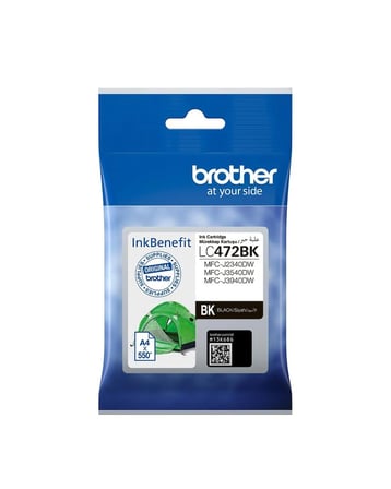 Brother LC472BK Black Siyah 550 Sayfa Kartuş MFC-J2340-J3540-J3940 (KDO)