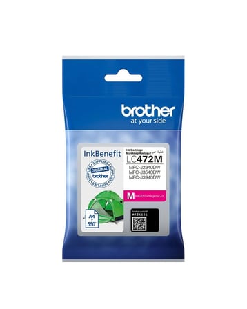 Brother LC472M Magenta Kırmızı 550 Sayfa Kartuş MFC-J2340-J3540-J3940 (KDO)