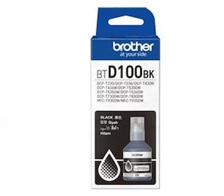 Brother BTD100BK Black Siyah 7.500 Sayfa Şişe Mürekkep DCP-T230-T430-T530-T730-T830  MFC-T930-T935 (KDO)