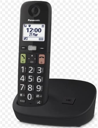 Panasonic KX-TGU110 Siyah Telsiz Dect Telefon (KDO)
