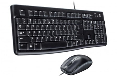 Logitech 920-002560 MK120 Q Usb Standart Kablolu Klavye Mouse Set (KDO)