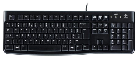 Logitech 920-002508 K120 İngilizce Usb Kablolu Siyah Klavye (KDO)