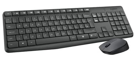 Logitech 920-007931 MK235 İngilizce Kablosuz Klavye & Mouse Seti (KDO)