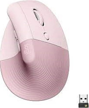 Logitech 910-006478 Lift Kablosuz Ergonomik Dikey Rose Mouse (KDO)