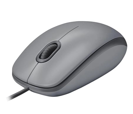 Logitech 910-006760 M110 Gray Silent (Sessiz) Kablolu Optik USB Mouse (KDO)