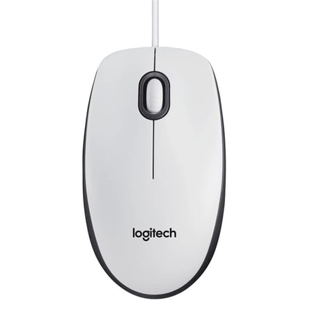 Logitech 910-006764 M100 Beyaz Kablolu Mouse (KDO)