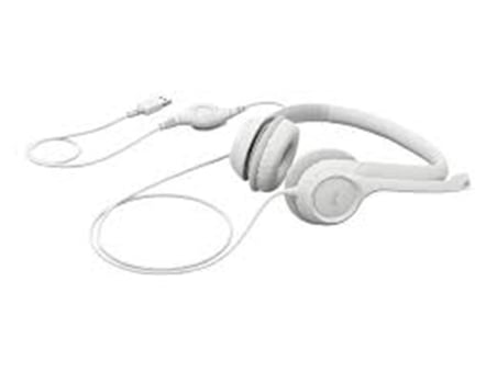 Logitech 981-001286 H390 Beyaz Usb Mikrofonlu Kulaklık (KDO)