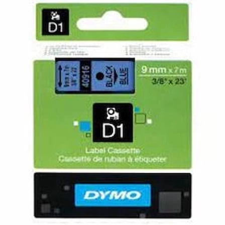 DYMO S0720710 D1 Yedek Şerit 9 mmx7mt Mavi-Siyah 40916 (KDO)