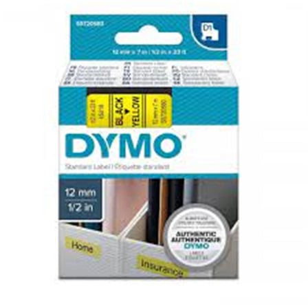 DYMO S0720850 D1 Yedek Şerit, 19 mm x 7 mt, Beyaz- Kırmızı (45805) (KDO)