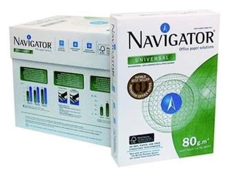 Navigator A4 Fotokopi Kağıdı 80gr-500 lü 1 koli=5 paket 1 Palet = 225 paket (KDO)