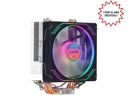 Frisby FCL-F1334C Intel 1366-115x-1200-1700-AMD AM2-AM2+-AM3-AM4-AM5 CPU FANI (KDO)