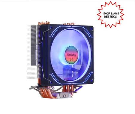 Frisby FCL-F1336C Intel 1366-115x-1200-1700-AMD AM2-AM2+-AM3-AM4-AM5 CPU FANI (KDO)