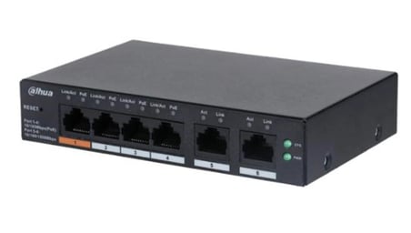 Dahua CS4006-4ET-60 4FE PoE Port (60W), 2GE Uplink Cloud Managed Switch (KDO)