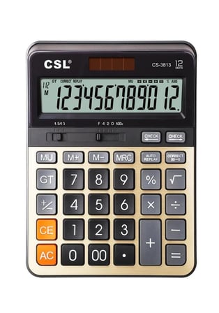 CSL CS-3813 12 Hane Masa Tipi Hesap Makinesi (KDO)