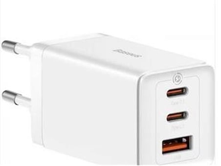 BASEUS CCGP120202 GaN5 Pro 2C+U 65W Şarj Cihazı Beyaz (KDO)