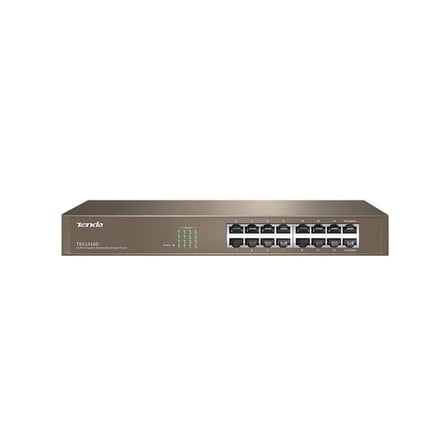 Tenda TEG1016D 16 Port 10-100-1000 Mbps Switch Çelik Kasa Rack Mount (KDO)