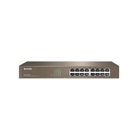 Tenda TEG1016D 16 Port 10-100-1000 Mbps Switch Çelik Kasa Rack Mount (KDO)