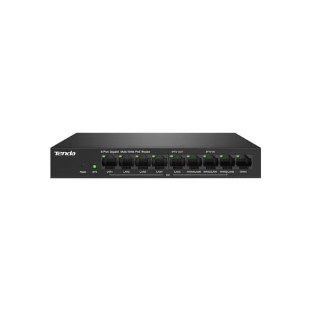 Tenda G0-8G-PoE 9 Port 8 Port Poe+ 10-100-1000 Switch Çelik Kasa POE Router (KDO)